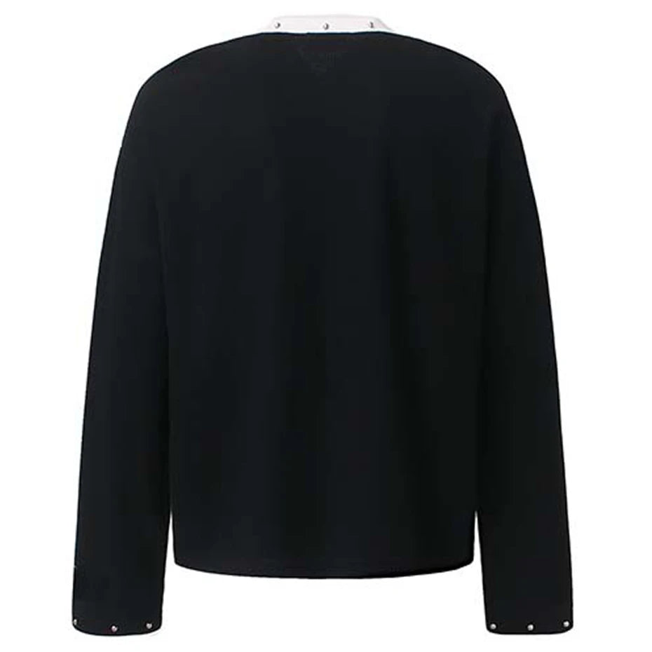 Y2K Graphic Oversized Long Sleeve Tee — front view
