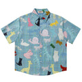 Cartoon Graphic Loose Shirt — styling shot
