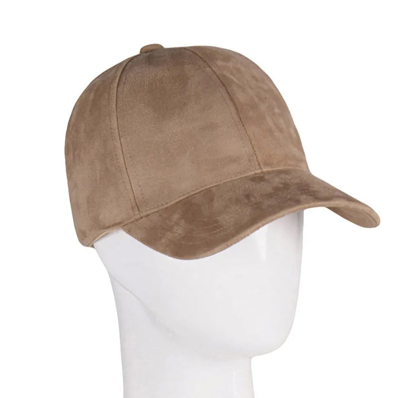 Vintage Suede Hat — side view