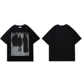 Black Dark Shadow Print T-Shirt — detail shot
