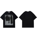 Black Dark Shadow Print T-Shirt — detail shot