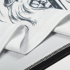 Y2K Anime Oversized T-Shirt — fabric close-up
