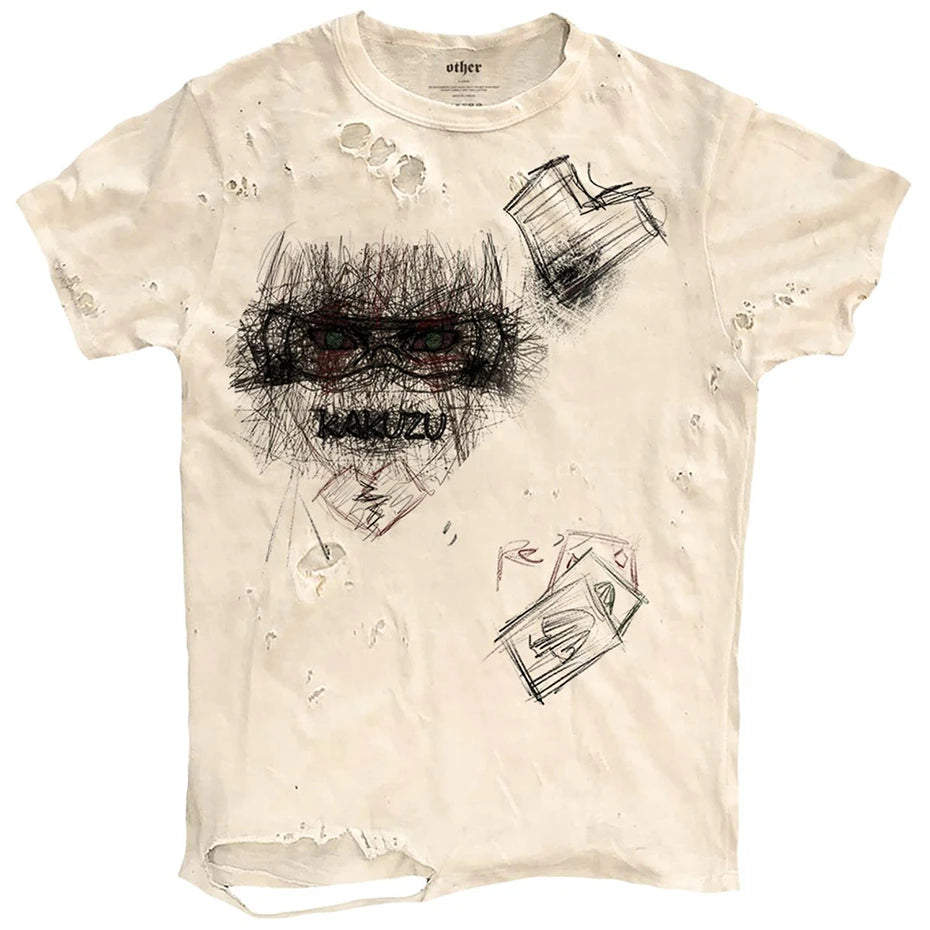 Vintage Ripped T-Shirt — front view
