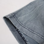 Y2K Embroidered Oversized T-Shirt — fabric close-up
