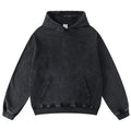Vintage Print Oversized Hoodie — front view