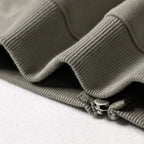 Zip Oversized Jacket — fabric close-up
