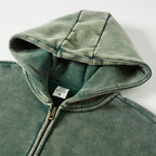 Hoodies Vintage Hooded Oversized Jacket — detail shot