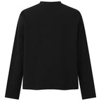Y2K Flower Graphic Oversized Long Sleeve Tee — front view