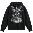 Fur Oversized Hoodie — detail shot