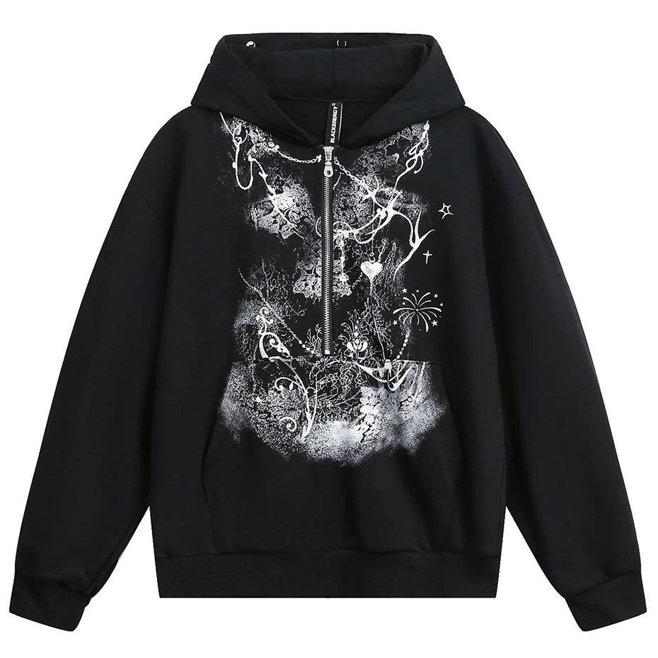 Fur Oversized Hoodie — detail shot