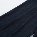 Pleated Denim Baggy Jeans — fit shot