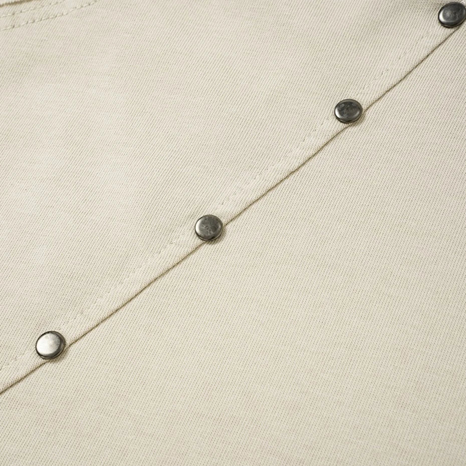 Rivet Vintage Oversized T-Shirt — fabric close-up