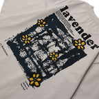 Floral Print Oversized Short Sleeve T-Shirt — back view