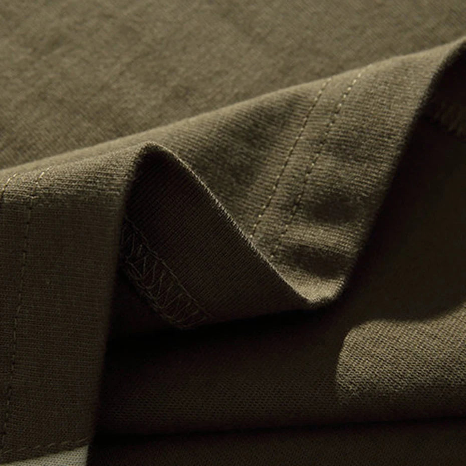 Color Block Oversized T-Shirt — fabric close-up