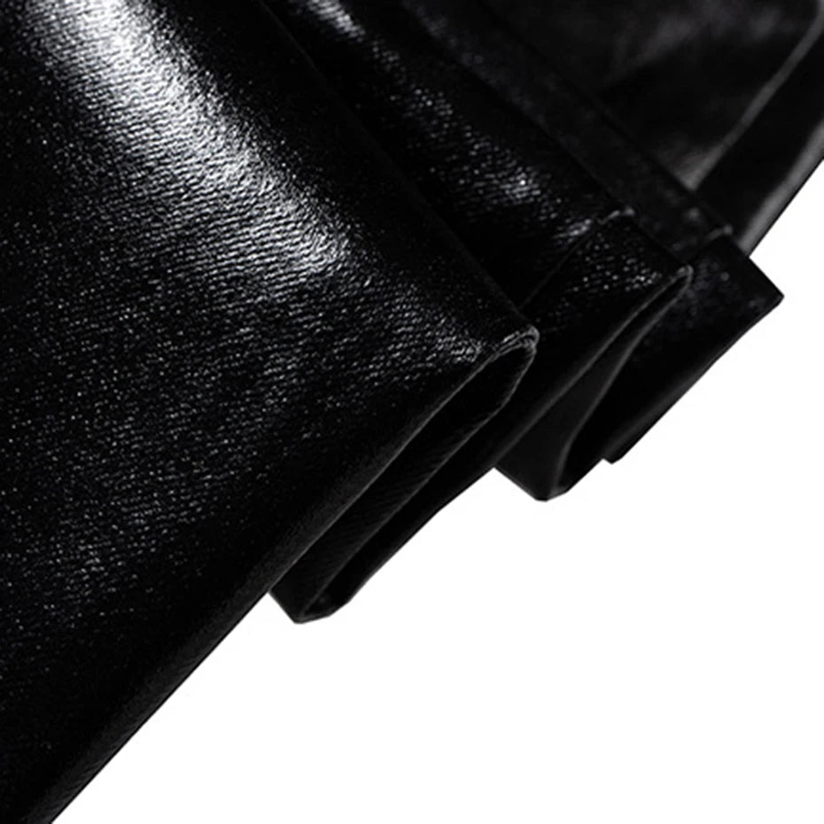 Red Denim Flare Jeans — detail shot