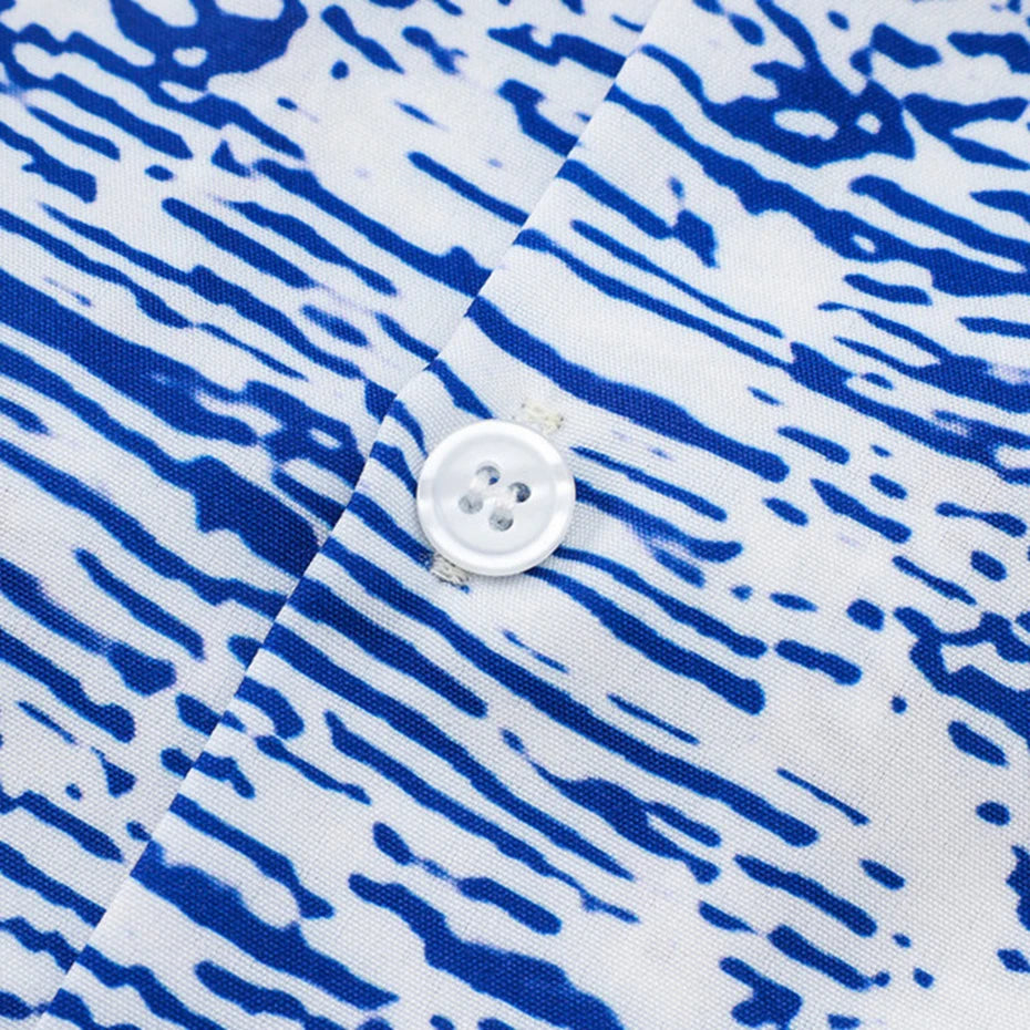 Hawaii Graphic Short Sleeve Button-Up Shirt — detail shot
