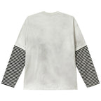 Y2K Vintage Oversized Long Sleeve Tee — front view