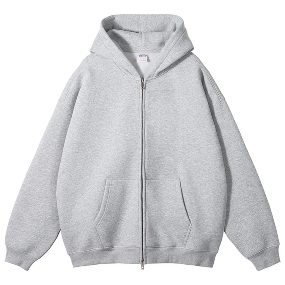 Zip Oversized Jacket — side view