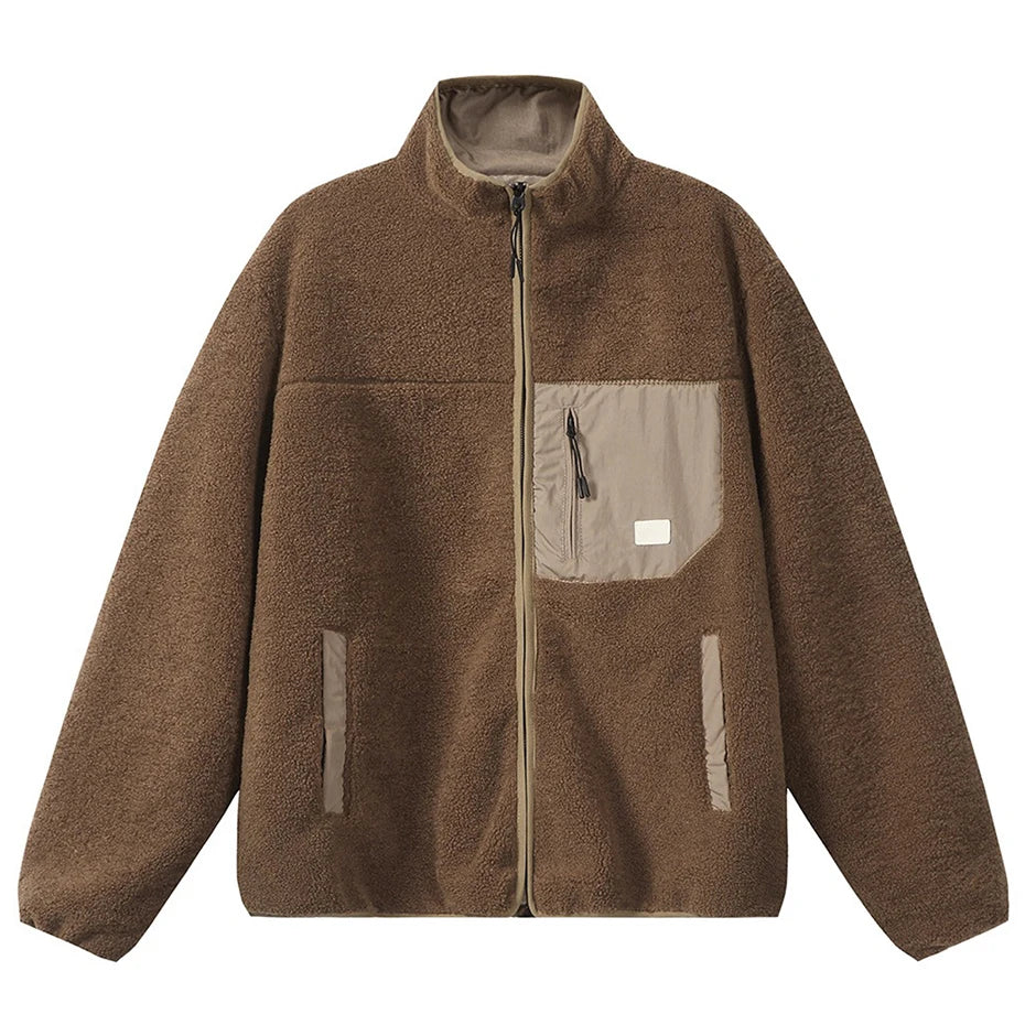 Vintage Wool Loose Jacket — styling shot