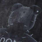Vintage Black Bear Washed Oversized T-Shirt — fit shot