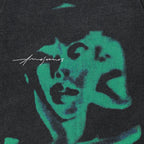 Y2K Green Shadow Graphic T-Shirt — detail shot
