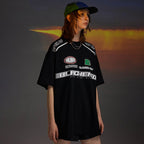 Y2K Racing Loose T-Shirt — back view