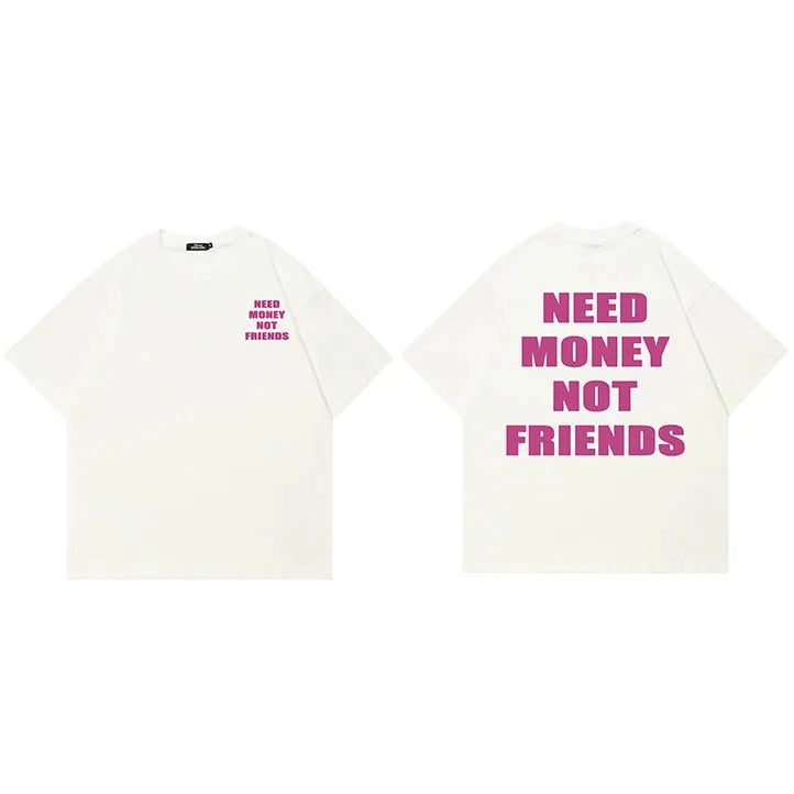 Y2K White Graphic T-Shirt — fabric close-up