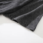 Vintage Print Oversized T-Shirt — fabric close-up