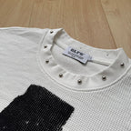 Y2K Cross Graphic Oversized T-Shirt — fit shot