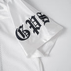 Sport Star Graphic Oversized T-Shirt — fabric close-up