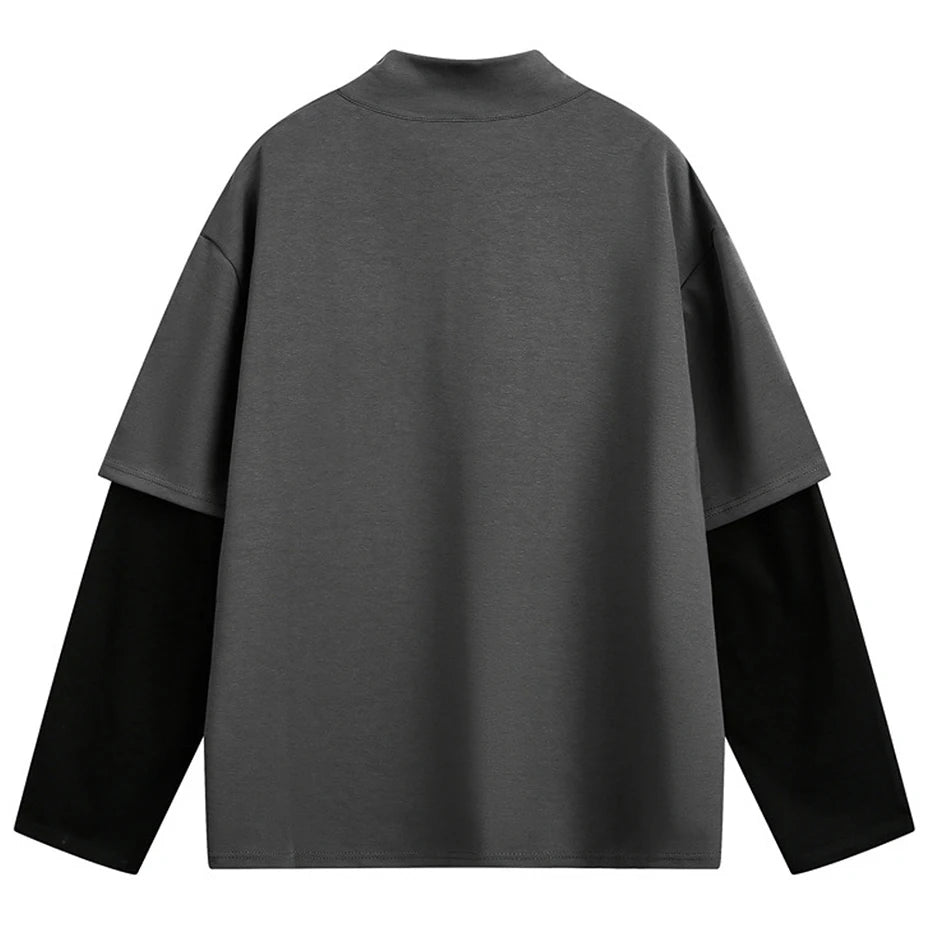 Fake Vintage Oversized Long Sleeve Tee — front view