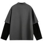 Fake Vintage Oversized Long Sleeve Tee — front view