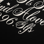 Vintage Y2K Oversized Long Sleeve Tee — fabric close-up