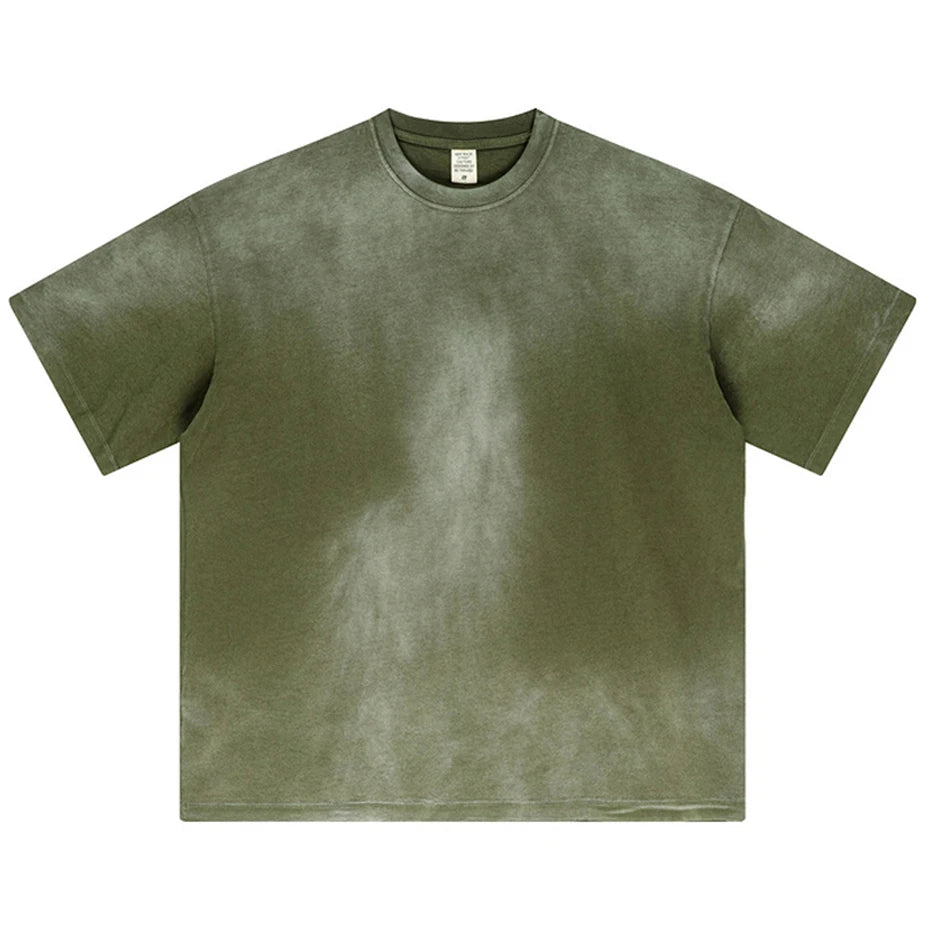 Retro Vintage Washed Oversized T-Shirt — full look