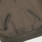 Retro Patchwork Regular Hoodie — fabric close-up
