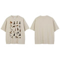 White Cats Graphic T-Shirt — side view