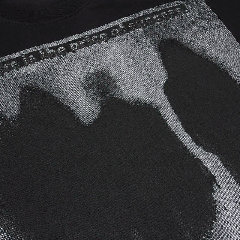 Black Dark Shadow Print T-Shirt — front view
