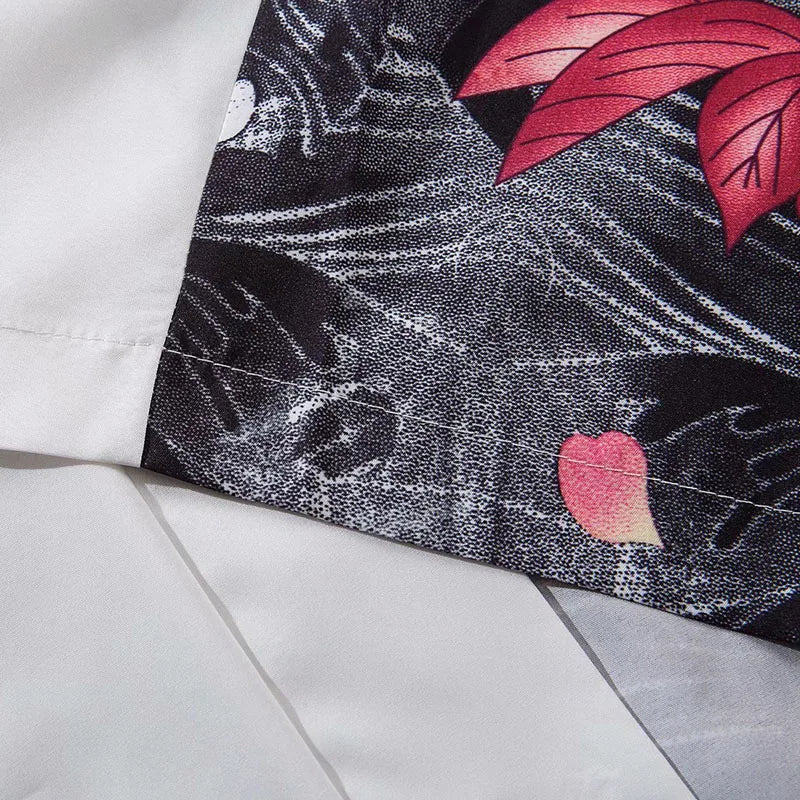 Koi Print Loose Jacket — detail shot