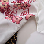 Koi Print Loose Jacket — front view