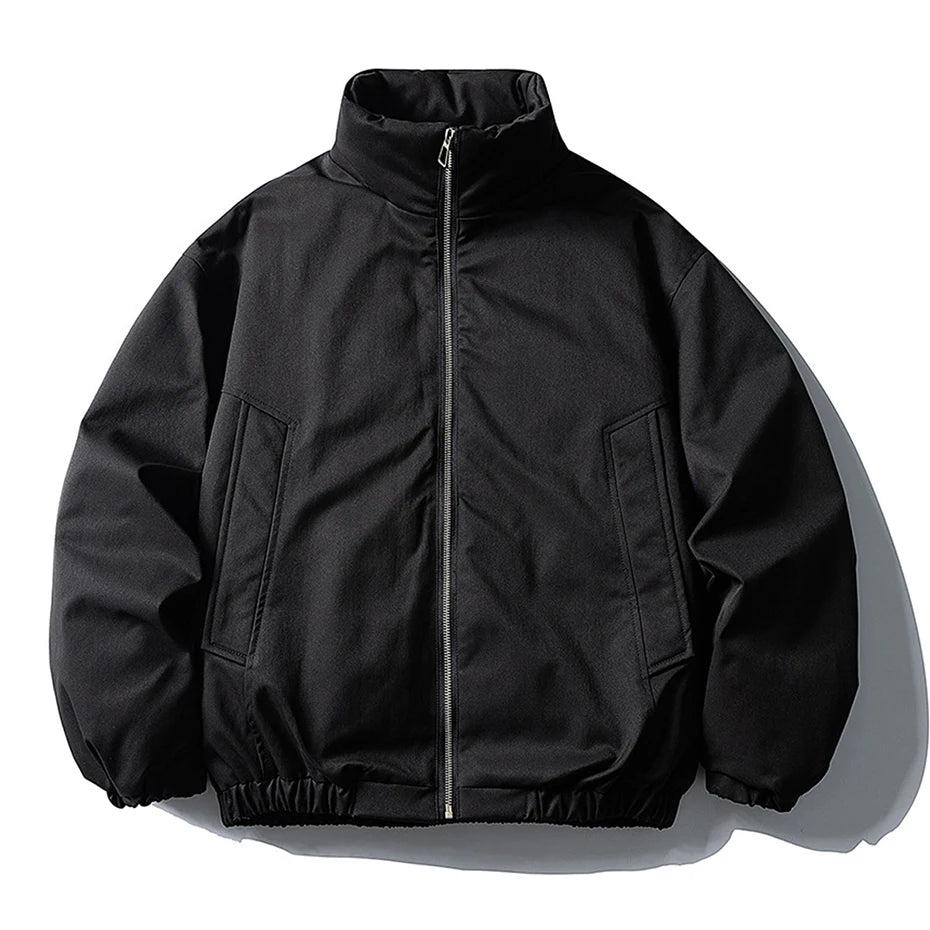 Duck White Padded Oversized Puffer Jacket — styling shot