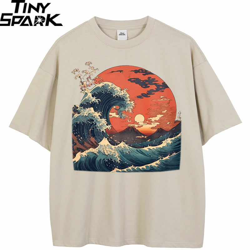 Black Sun Washed T-Shirt — fit shot