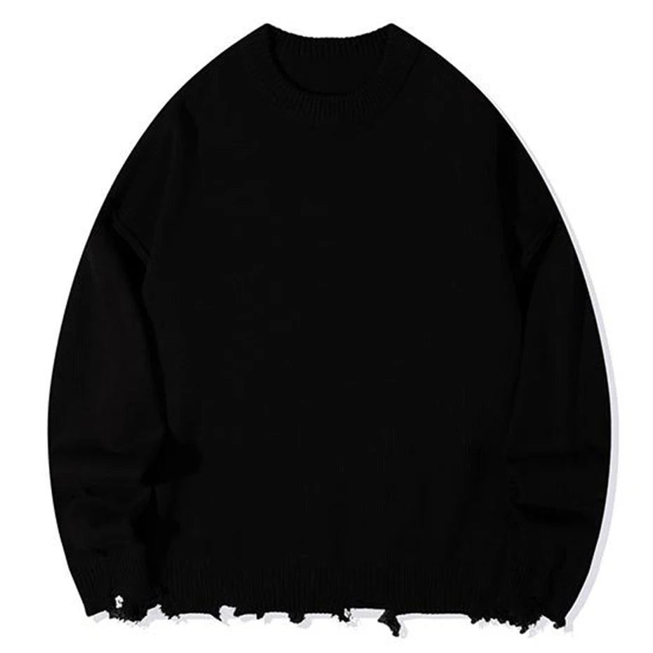 Knit Oversized Sweater — back view