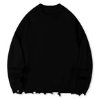 Knit Oversized Sweater — back view