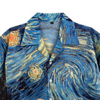 Vintage Star Graphic Oversized Shirt — back view