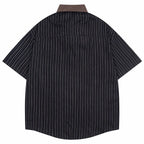 Tie Vintage Loose Shirt — front view