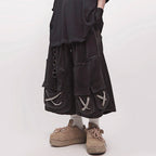 Vintage Baggy Sweat Shorts — fit shot
