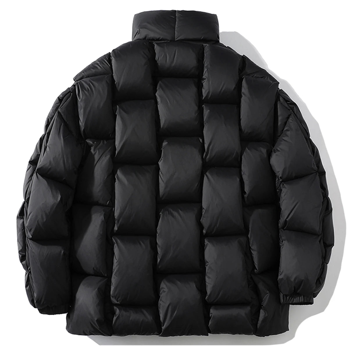 Padded Loose Puffer Jacket — front view