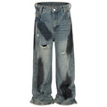 Ripped Denim Baggy Jeans — styling shot