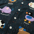 Vintage Cartoon Graphic Oversized Shirt — fit shot