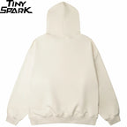 Black Shadow Graphic Hoodie — fit shot